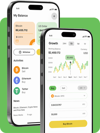 Vaisseau Rendelle interface de plateforme de trading avec données de marché en direct